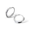 Small 8-16mm Sterling Silver Hoop Sleeper Earrings