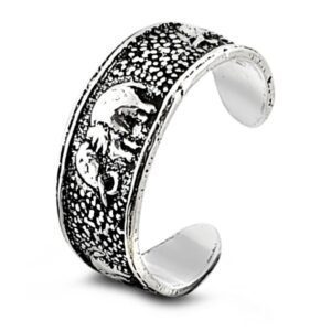 Elephant Silver Toe Ring