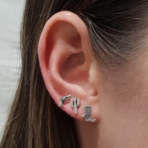 Gun sales earrings hoops