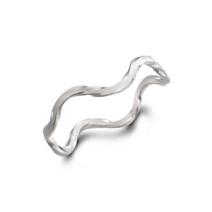 Patterned Wawa Silver Ring