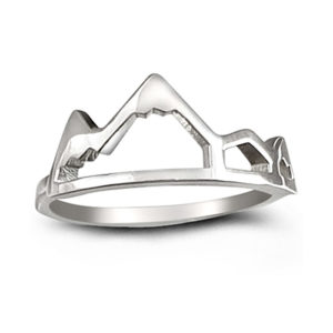 Mountain Range Silver Ring