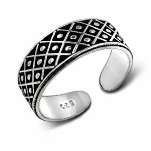 Criss Cross MIDI Silver Knuckle Ring