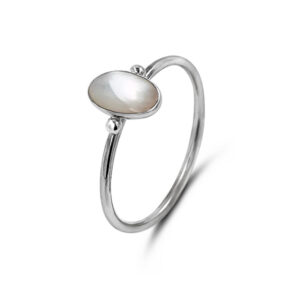 Classic Oval Mother Of Pearl Ring