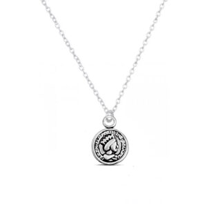 Tiny Coin Silver Necklace