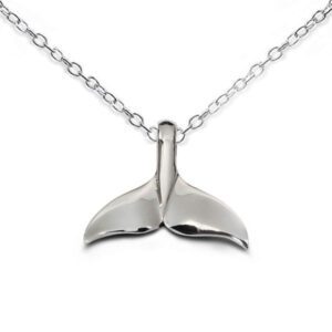 Whale - Dolphin Tail Silver Necklace