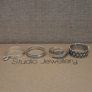 3mm Band Ringlet Silver Ring