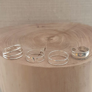 Double Fine Band 925 Sterling Silver Ring