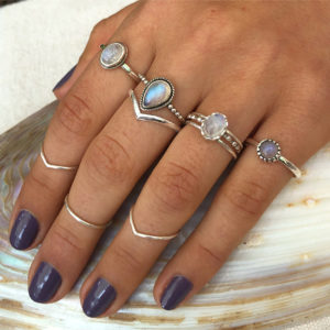 Chevron V 925 Sterling Silver Ring