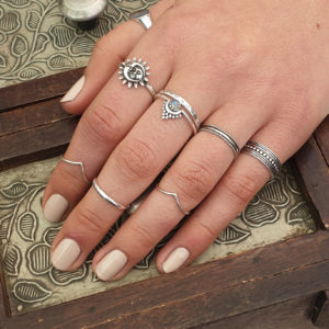 XOXOXO Ring in solid 925 Sterling Silver