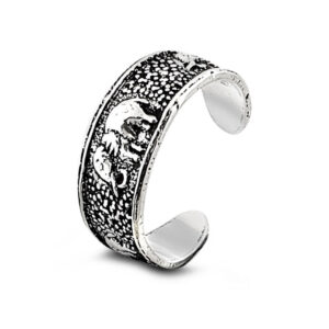 Elephant Silver Toe Ring