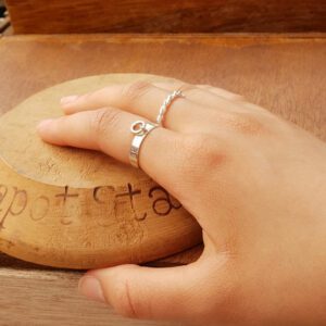 3mm Band Ringlet Silver Ring