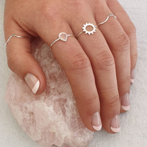 Fine Sun Silver Ring