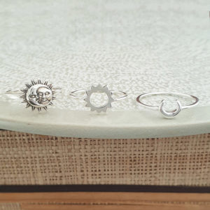 Fine Sun Silver Ring