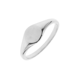 Baby Signet Silver Ring