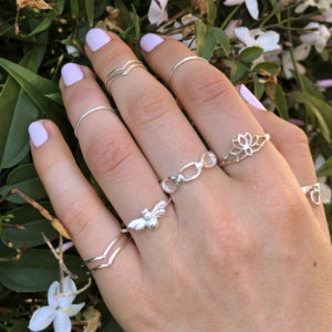 Lotus Silver Ring