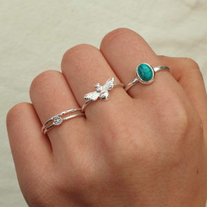 Classic Oval Turquoise Silver Ring