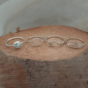 Mountain Silver Ring