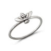 Small Bee Silver Ring