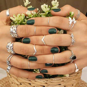 Small Bee Silver Ring