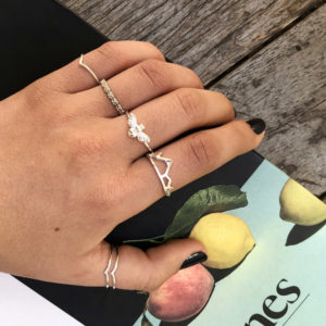 Mountain Range Silver Ring