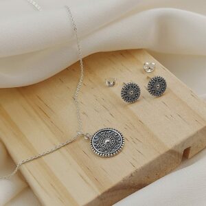 Beaded Disc Studs