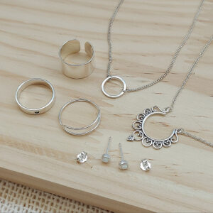 Fine Circle Silver Necklace
