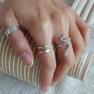 Snake Silver Ring