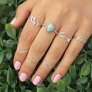 925 Sterling Silver Arrow Ring