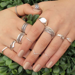 3mm Band Ringlet Silver Ring