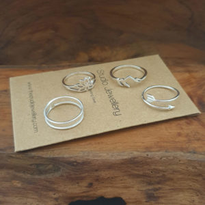 Double Fine Band 925 Sterling Silver Ring