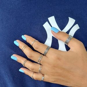 Double Chevron Fine Sterling Silver Ring