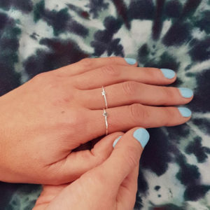 Tiny Heart Silver Ring