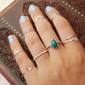 Fine Rope Stacker Sterling Silver Ring