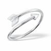 925 Sterling Silver Arrow Ring