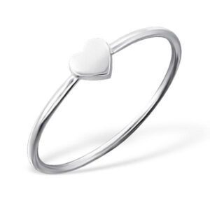 Tiny Heart Silver Ring