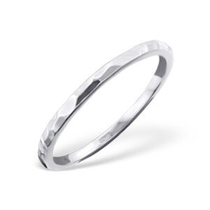 The Rock Stacker Ring in 925 Sterling Silver