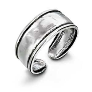 Oxidised Silver Midi Silver Ring