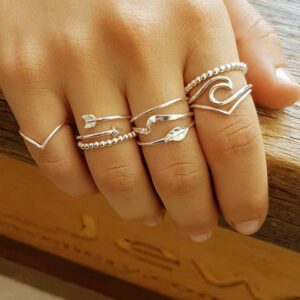 925 Sterling Silver Arrow Ring