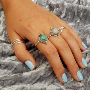 Criss Cross Sterling Silver Finger Ring