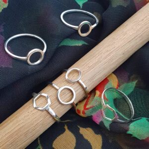 Fine Circle Silver Ring