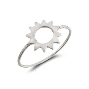Fine Sun Silver Ring
