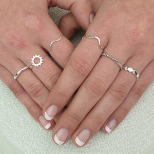 Fine Sun Silver Ring