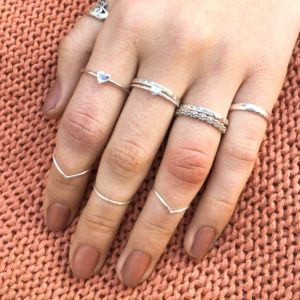 Small Heart Silver Ring