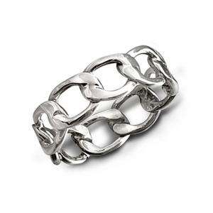 Chain Link Silver Ring