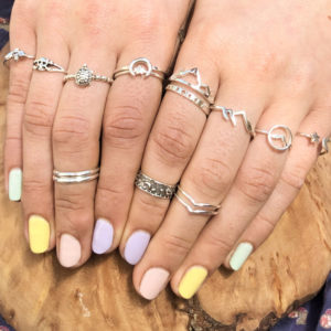 Mountain Range Silver Ring