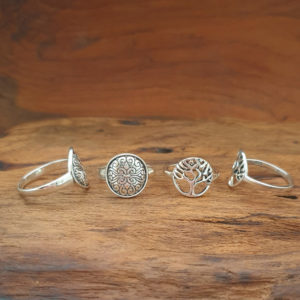 Celtic Disc Silver Ring