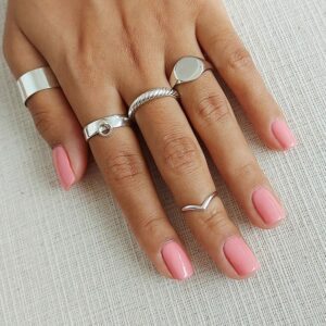 Pretzel Silver Ring