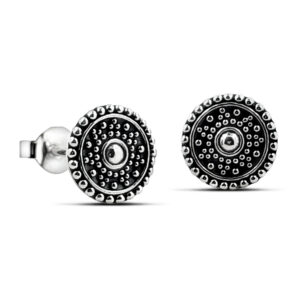 Beaded Disc Studs