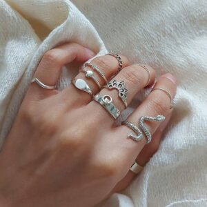 Mandala Flower Silver Ring