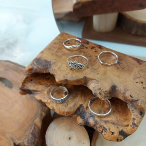 Lovely Lotus Silver Ring